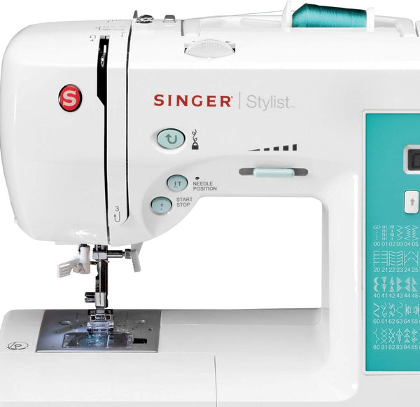 Singer | 7258 100-Stitch Computerized Sewing Machine with 76 Decorative Stitches, Automatic Needle Threader and Bonus Accessories