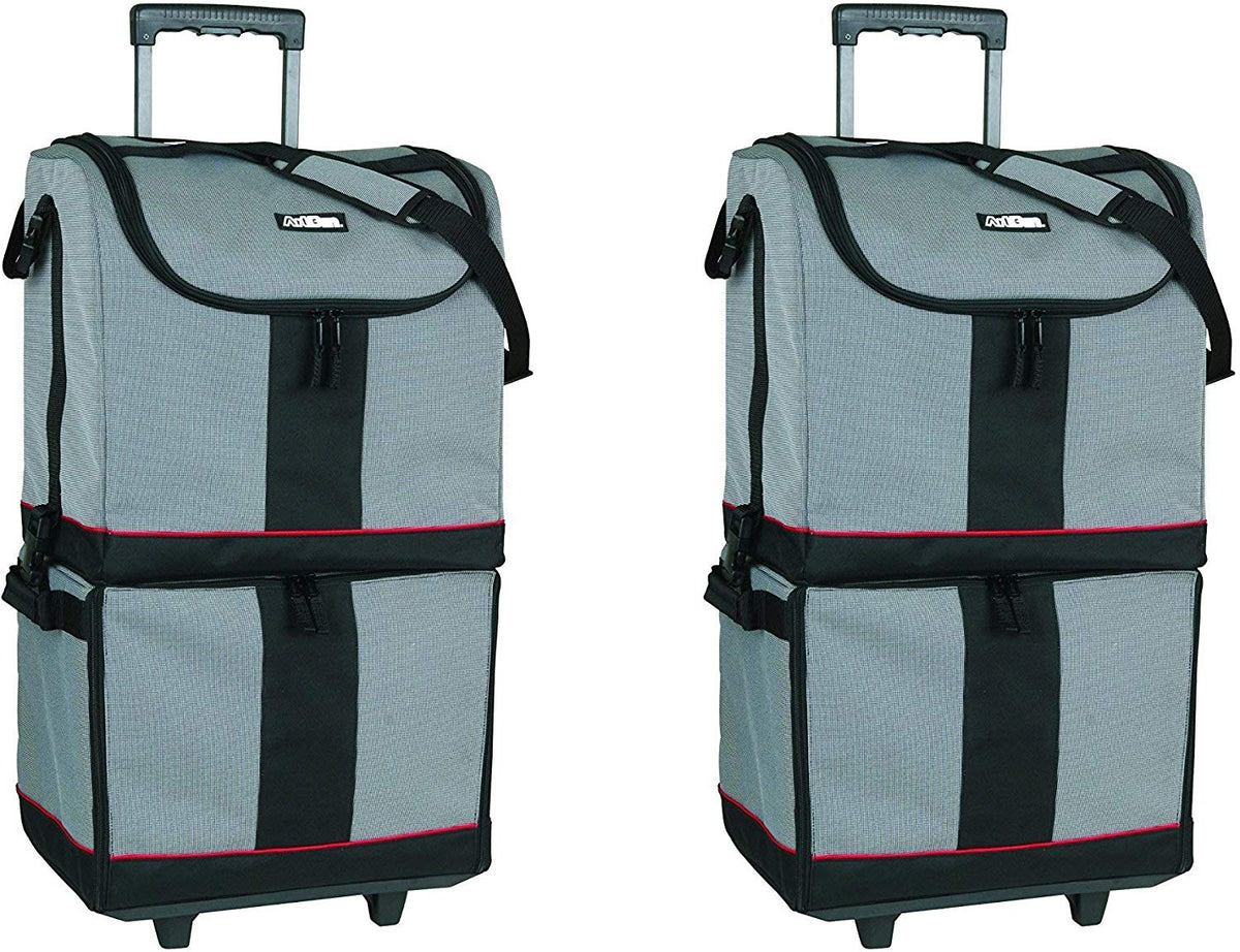 ArtBin Tote Express, Black/Gray Rolling Art Craft Storage Bag