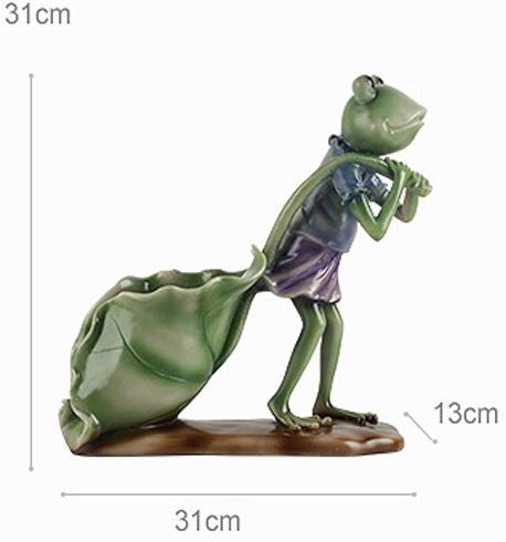 BBG Decoration,Resin Crafts Wine Rack Ornaments, Creative Green Frog