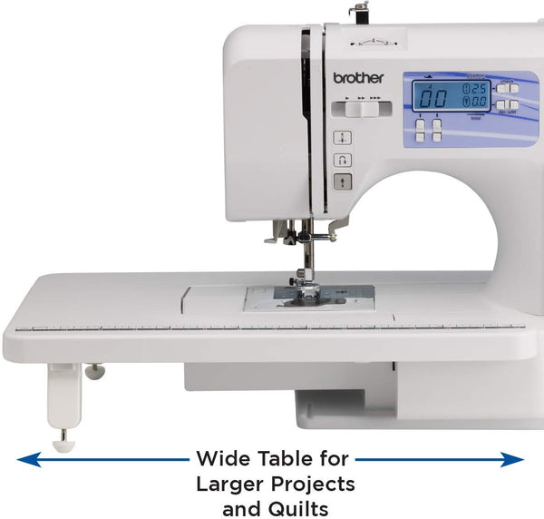 Brother Sewing and Quilting Machine, HC1850, 185 Built-in Stitches, LCD Display, 8 Included Sewing Feet