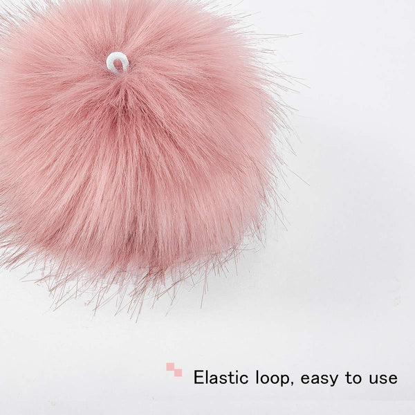 Cosweet 20pcs 4 Inch DIY Faux Fox Fur Fluffy Pompom Ball