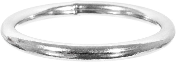 Craft County Welded Steel O-Rings – for DIY Projects, Decoration and Art