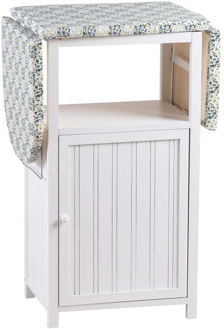 OakRidge Narrow Bathroom Storage Cabinet, White