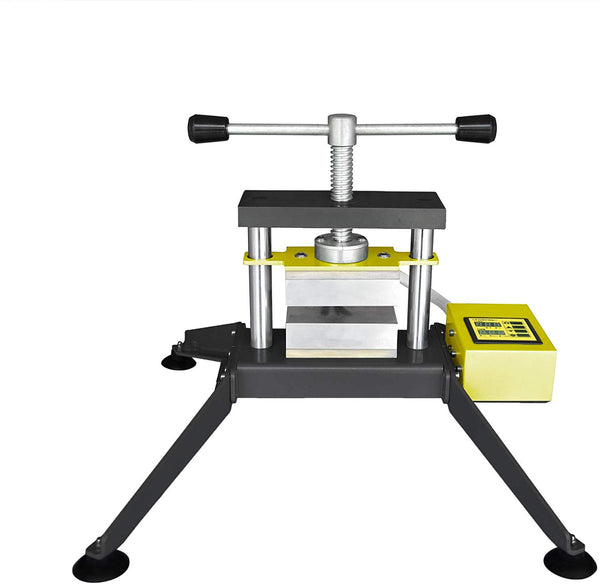 Grip Twist Heat Press, 5000+lbs Force, 3" x 5" Dual Insulated Heat Plates - Affixed and Portable Options