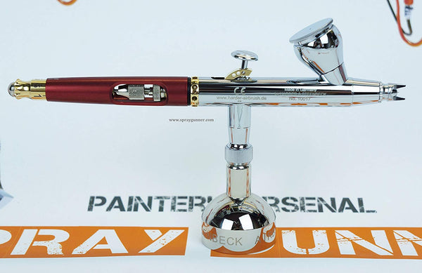 Harder & Steenbeck Infinity CR Plus 2in1 Airbrush 2 Cups with lids 126544 with Bonus by SprayGunner