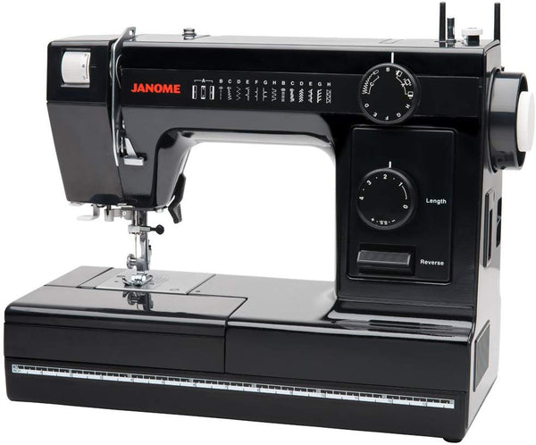 Janome Industrial-Grade Aluminum-Body HD1000 Black Edition Sewing Machine with 14 Stitches, 4-Step Buttonhole