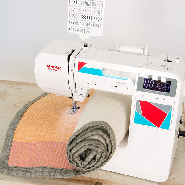 Janome MOD-100 Computerized Sewing Machine with 100 Built-In Stitches, 7 One-Step Buttonholes, Drop Feed and Accessories