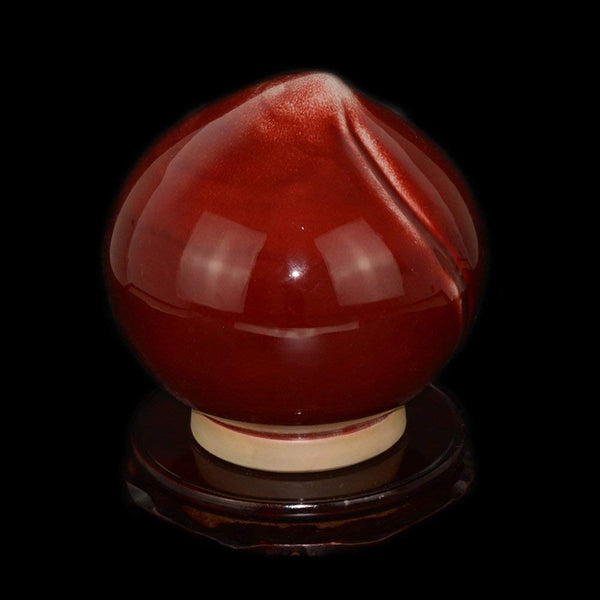 LLichao000 Ceramic Jewelry Home Modern Longevity Peach Living Room TV Cabinet