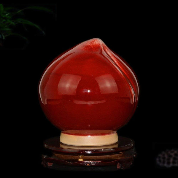 LLichao000 Ceramic Jewelry Home Modern Longevity Peach Living Room TV Cabinet