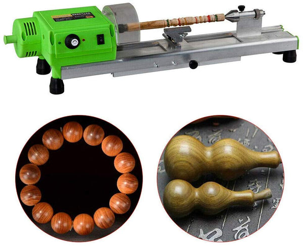 Mini Lathe Beads Polisher Machine, 480W Polishing Machine DIY Woodworking Lathe Drilling CNC Machining Machine