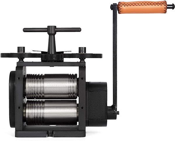 Mophorn Jewelry Rolling Mill Combination Rolling Mill 130mm Wide 65mm Diameter Rollers Manual Rolling Mill Machine Jewelry