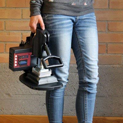 MyPress Gen 2, Portable Heat Press Machine, Digital Display, Stainless Steel Plates, Automatic Timer