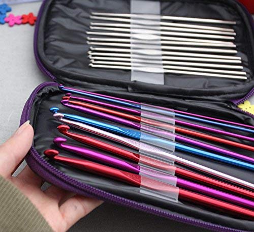 Needles Knitting - 100sets Lot 22pcs Aluminum Crochet Hooks
