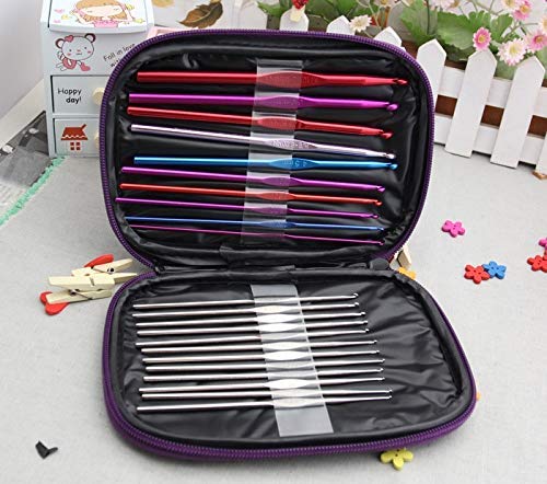 Needles Knitting - 100sets Lot 22pcs Aluminum Crochet Hooks