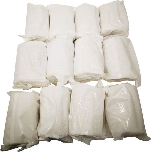 Plaster of Paris Gauze Bandages | Craft Molds for Pregnancy Belly Cast, Paper Mache Sculpture, or Face Wrap | Gypsum Clay Paste - 12 Casting Rolls