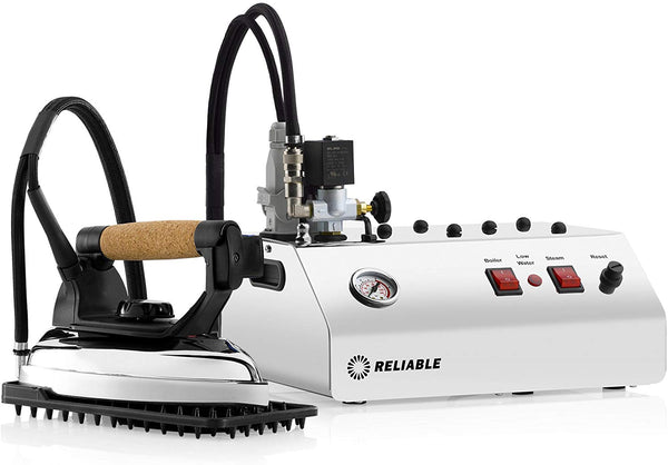 Reliable 4000IS Iron Station 50 PSI, Aluminium Soleplate, 4 Safety System, Pressure Gauge, Reset Thermostat, 2.5 L Water Capacity Ironing System