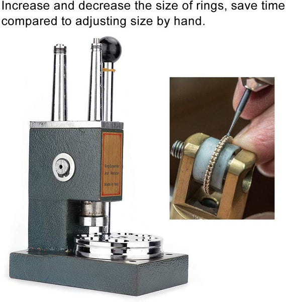 Ring Sizer Adjuster Tool,Ring Stretcher Enlarger Reducer Jewelry Sizer Sizing Adjuster Repair Tool