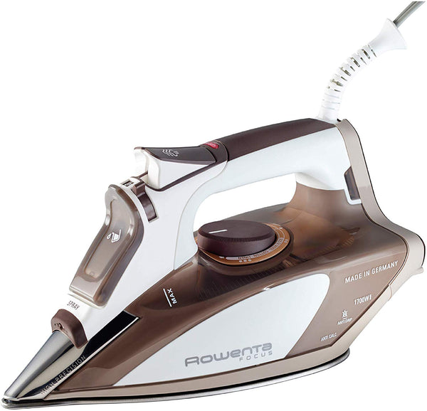 Rowenta DW5080 1700-Watt Micro Steam Iron Stainless Steel Soleplate with Auto-Off,