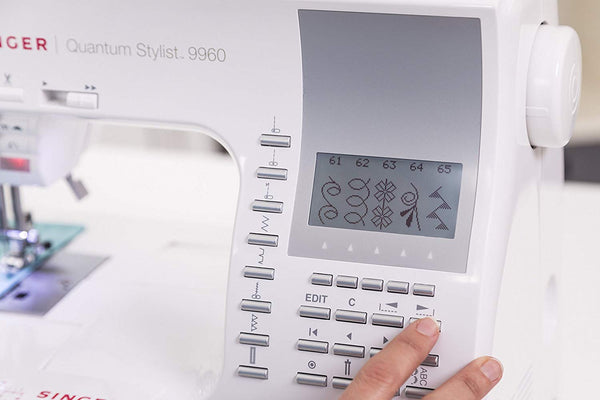 SINGER | Quantum Stylist 9960 Computerized Portable Sewing Machine with 600-Stitches Electronic Auto Pilot Mode