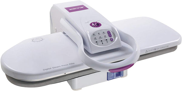 Sienna Elite SSP-2202 Digital Steam Press, 1350 Watts, 25”x10” Pressing Area, Professional Quality Garment Press