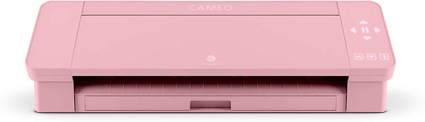 Silhouette Cameo 4 Craft Bundle, Sketch Pens, Sticker, Tattoo and Kraft Paper, Sample Pack, Printable Cardstock, Silhouette Handbook and 10 Designs - Pink Edition