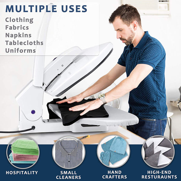 Speedy Press Oversized Iron Press – Delivers100 Lbs. of Pressing Pressure with Multiple Steam and Temperature Settings