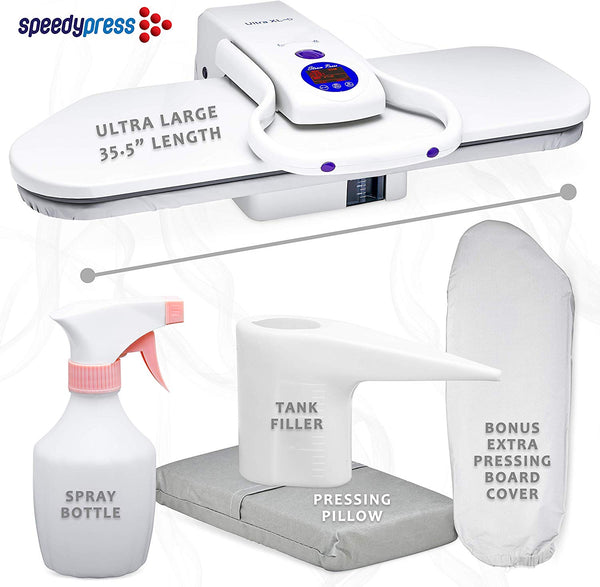 Speedy Press Oversized Iron Press – Delivers100 Lbs. of Pressing Pressure with Multiple Steam and Temperature Settings