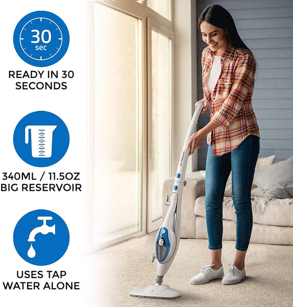 Steam Mop Cleaner ThermaPro 10-in-1 Garment - Clothes - Pet Friendly Steamer