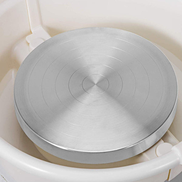 Tech-L Pottery Wheel 350W 25cm Pottery Forming Machine Art Craft DIY Clay Tool Electric Ceramics Wheel with Foot Pedal and Detachable Basin