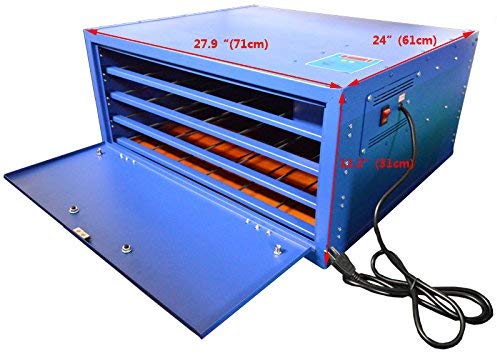 Techtongda 110V Screen Drying Cabinet 4 layers Screen Printing Equipment