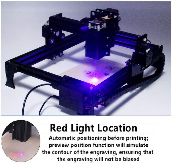 Titoe 3000mW Laser Engraver Machine Upgrated Version Laser Engraving Printer DIY USB CNC Router Cutting Carver