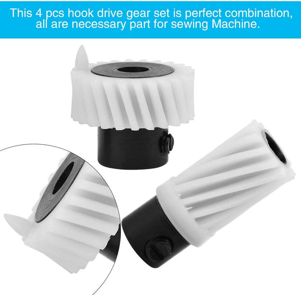 Universal Durable 4 pcs Hook Drive Gear Set Sewing Machine Accessories for Singer