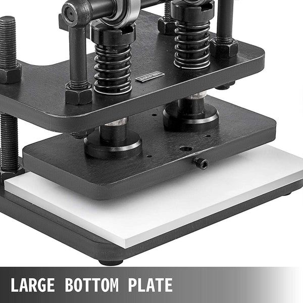 VEVOR Leather Cutting Machine 280x140mm Manual Die Cutter Max 12 mm Leather Embossing Machine Hand Press Mold Leather Die Cut Leather Craft Cutting Machine