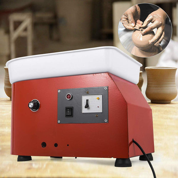 VEVOR Pottery Wheel 25cm Pottery Forming Machine 350W Electric Pottery Wheel DIY Clay Tool