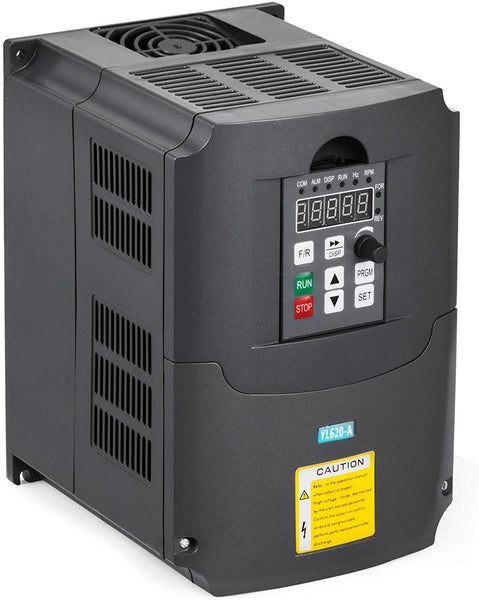VEVOR VFD Drive 220V VFD Inverter VFD Drive 4.0KW 5HP for Spindle Motor Speed Control (4.0kw VFD)
