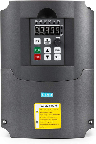 VEVOR VFD Drive 220V VFD Inverter VFD Drive 4.0KW 5HP for Spindle Motor Speed Control (4.0kw VFD)