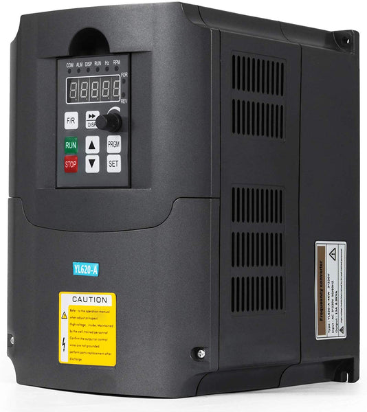 VEVOR VFD Drive 220V VFD Inverter VFD Drive 4.0KW 5HP for Spindle Motor Speed Control (4.0kw VFD)