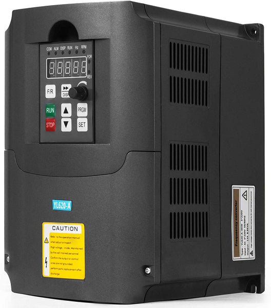 VEVOR VFD Drive 220V VFD Inverter VFD Drive 4.0KW 5HP for Spindle Motor Speed Control (4.0kw VFD)