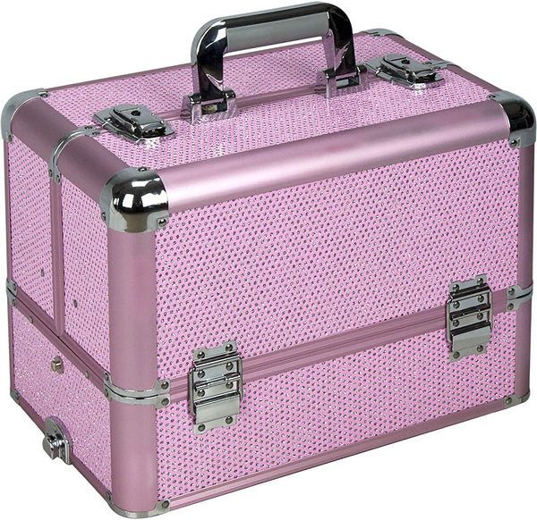 Ver Beauty DI3466KLPK Wheels Rolling Trolley Art Craft Tool Large Drawers Case