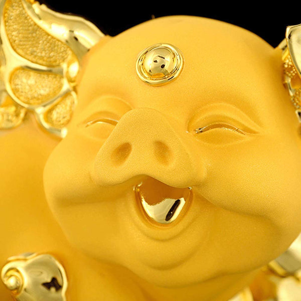 Xiao Mi Guo Ji- Crafts-Creative Lucky Feng Shui Fortune Zodiac Pig Home Decoration Crafts