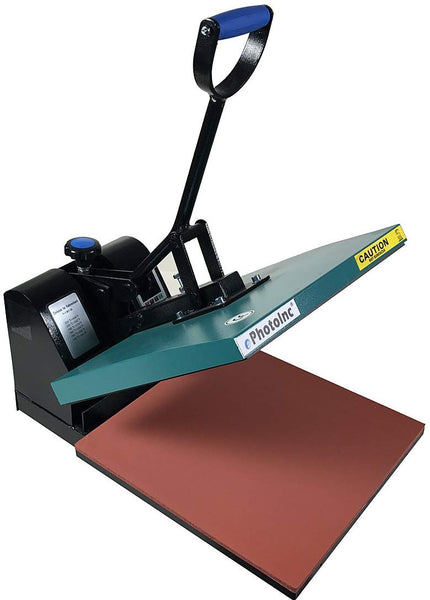 ePhotoInc 15 x 15 Digital Clamshell Heat Press Transfer T-Shirt Sublimation Press Machine EPH15G