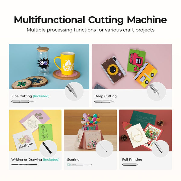 LOKLiK Cutting Machine Compatible with HTVRONT Materials