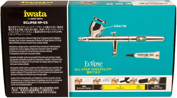 Iwata-Medea Eclipse HP CS Dual Action Airbrush Gun / Gravity Feed
