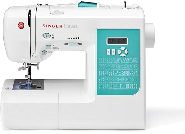 Singer | 7258 100-Stitch Computerized Sewing Machine with 76 Decorative Stitches, Automatic Needle Threader and Bonus Accessories