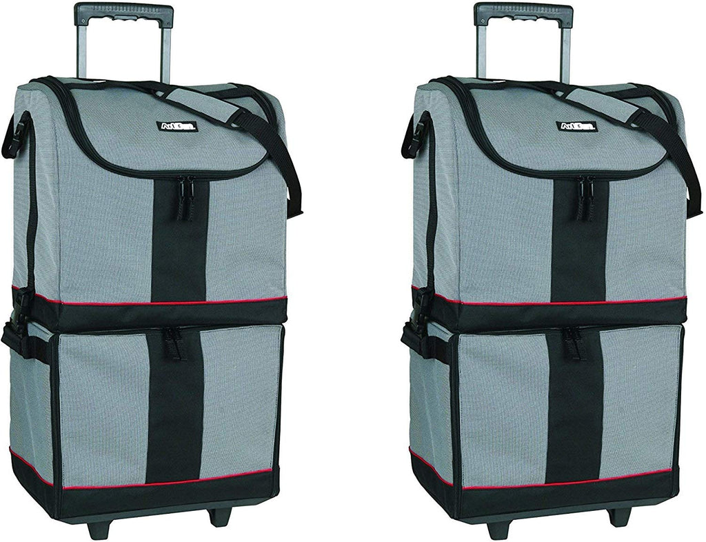 ArtBin Tote Express, Black/Gray Rolling Art Craft Storage Bag