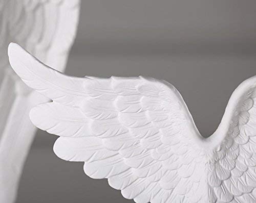 Bwlzsp Angel wings ceramic crafts creative home living room decoration iron frame ornaments LU711703