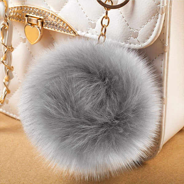 Cosweet 20pcs 4 Inch DIY Faux Fox Fur Fluffy Pompom Ball