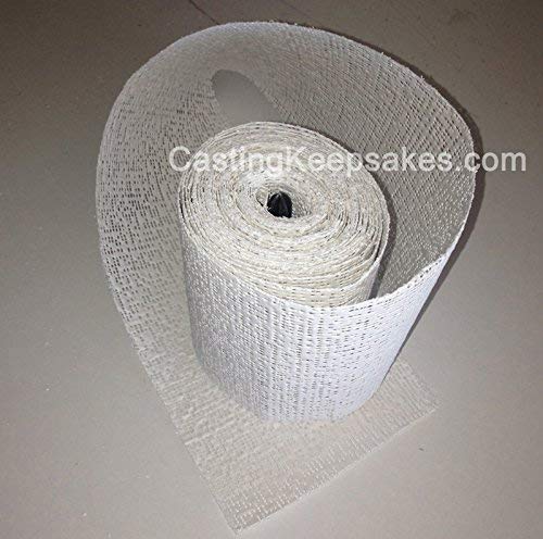 6 Inch X 5 Yards (12 Rolls) OrthoTape Plaster Cloth Gauze Bandages Rolls  for Art Project, Belly Cast, Mask Making, Sculptures, Body Casts, Craft