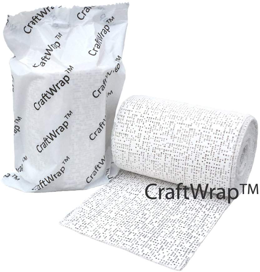  Falling in Art Plaster Cloth Rolls, 500gsm Plaster Strip,  Plaster Gauze Bandages for Craft Projects, Mask Making, Belly Casts, Body  Molds, 4inch x180inch, 8 Pack : Health & Household