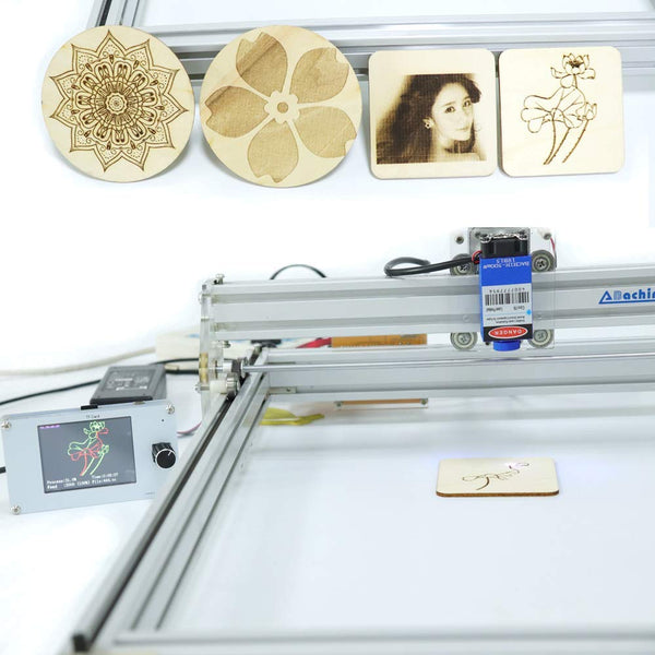 DIY CNC Laser Engraver Kits Wood Carving Engraving Cutting Machine Desktop Printer